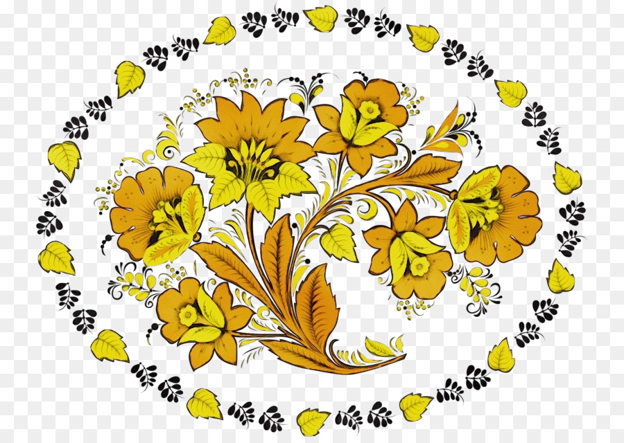 Flores，Amarillo PNG