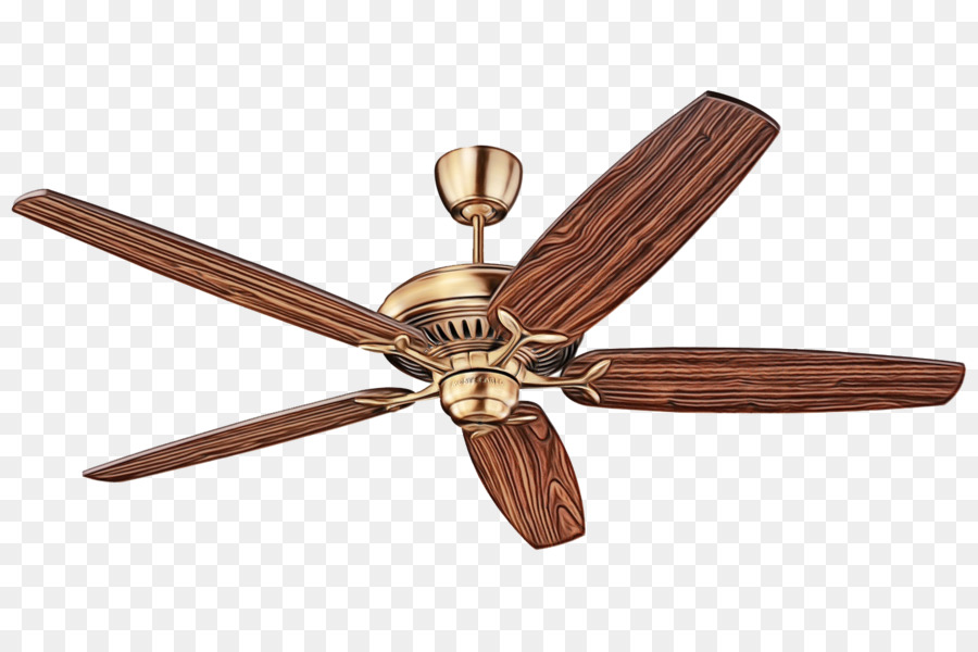 Ventilador De Techo，Marrón PNG