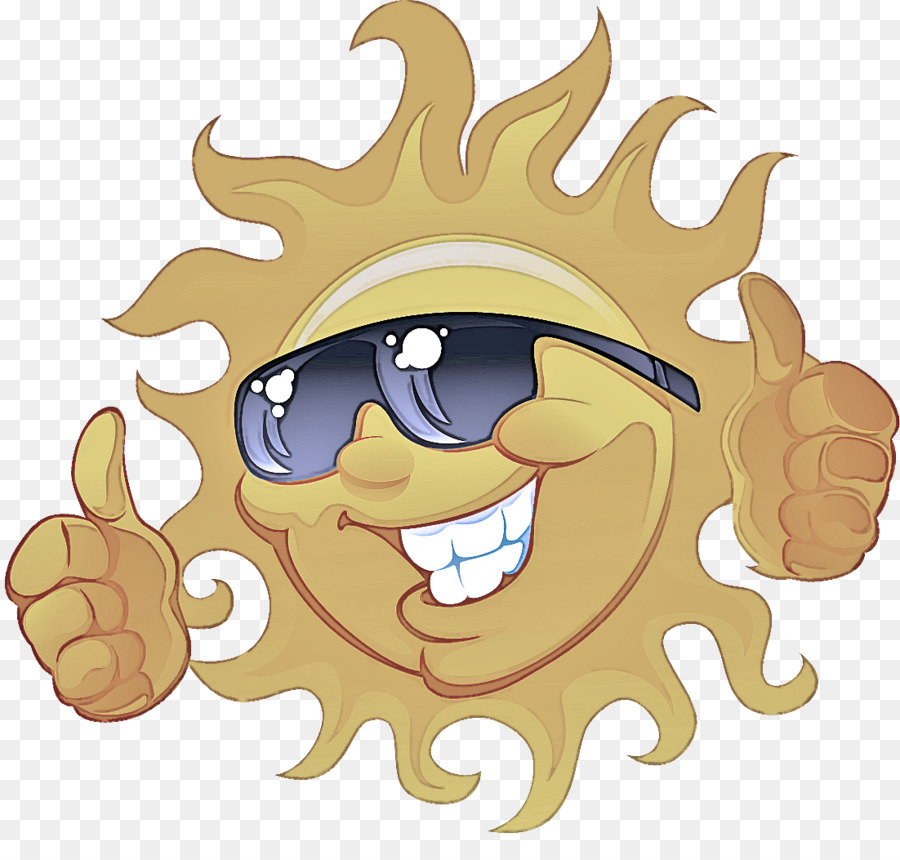 Sol Con Gafas De Sol，Sol PNG