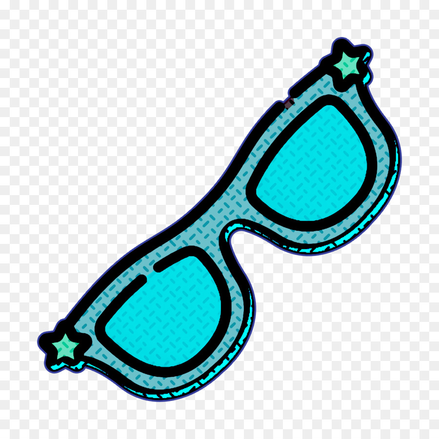 Gafas，Aqua PNG