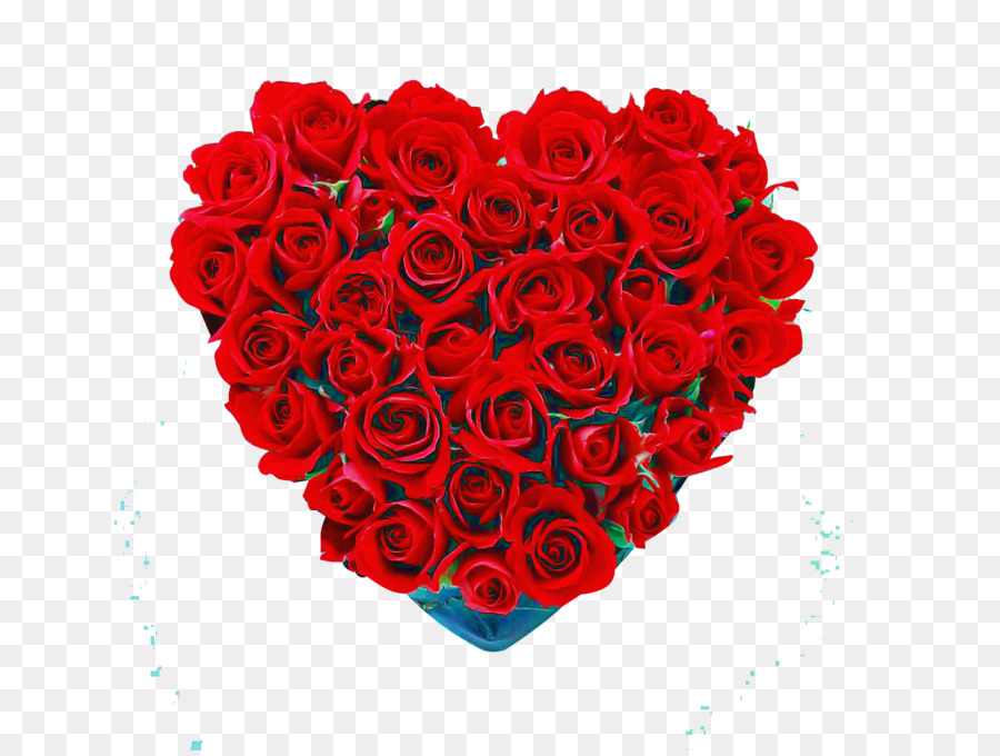 Rosas En Forma De Corazon，Amar PNG