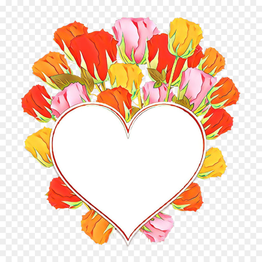 Corazón，Las Flores Cortadas PNG