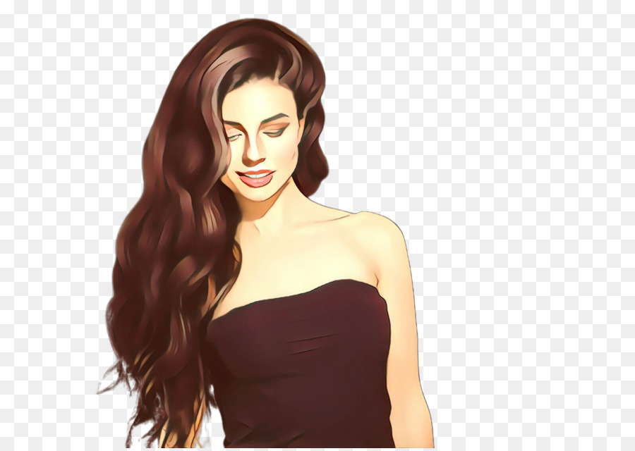 Mujer Elegante，Cabello PNG