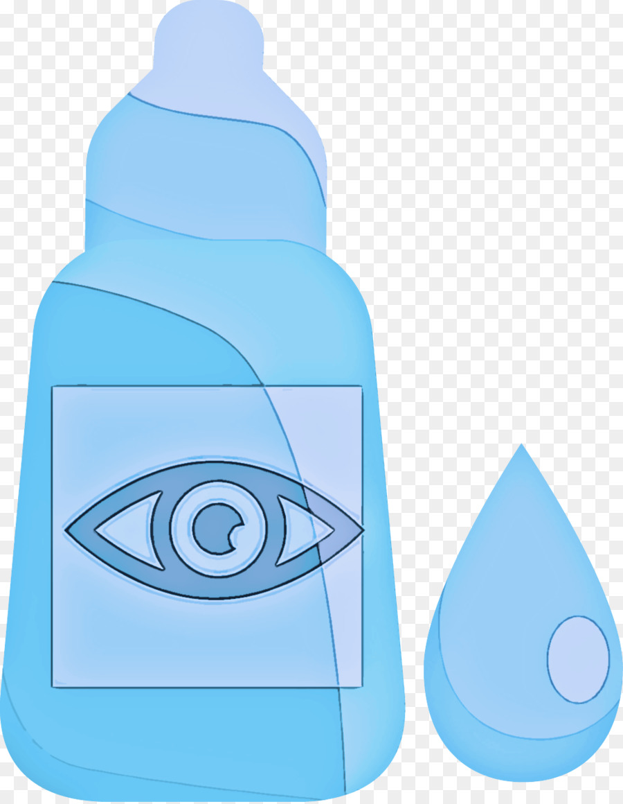 Azul，Botella PNG