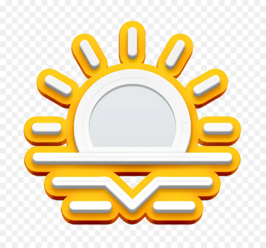 Icono Del Sol，Amanecer PNG