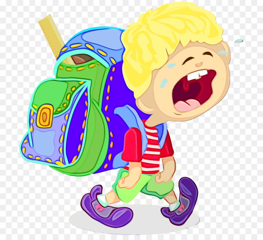 Niño Llorando，Mochila PNG