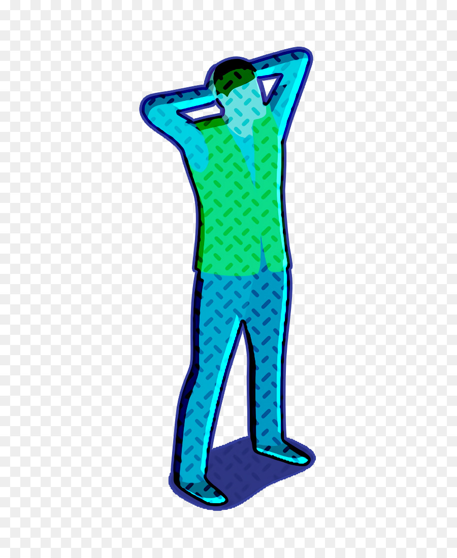 Ropa，Azul PNG