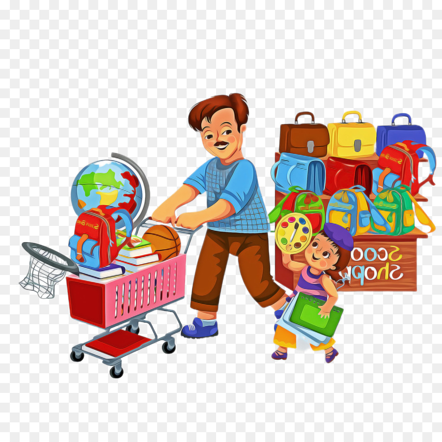 Compras De Regreso A Clases，Padre PNG