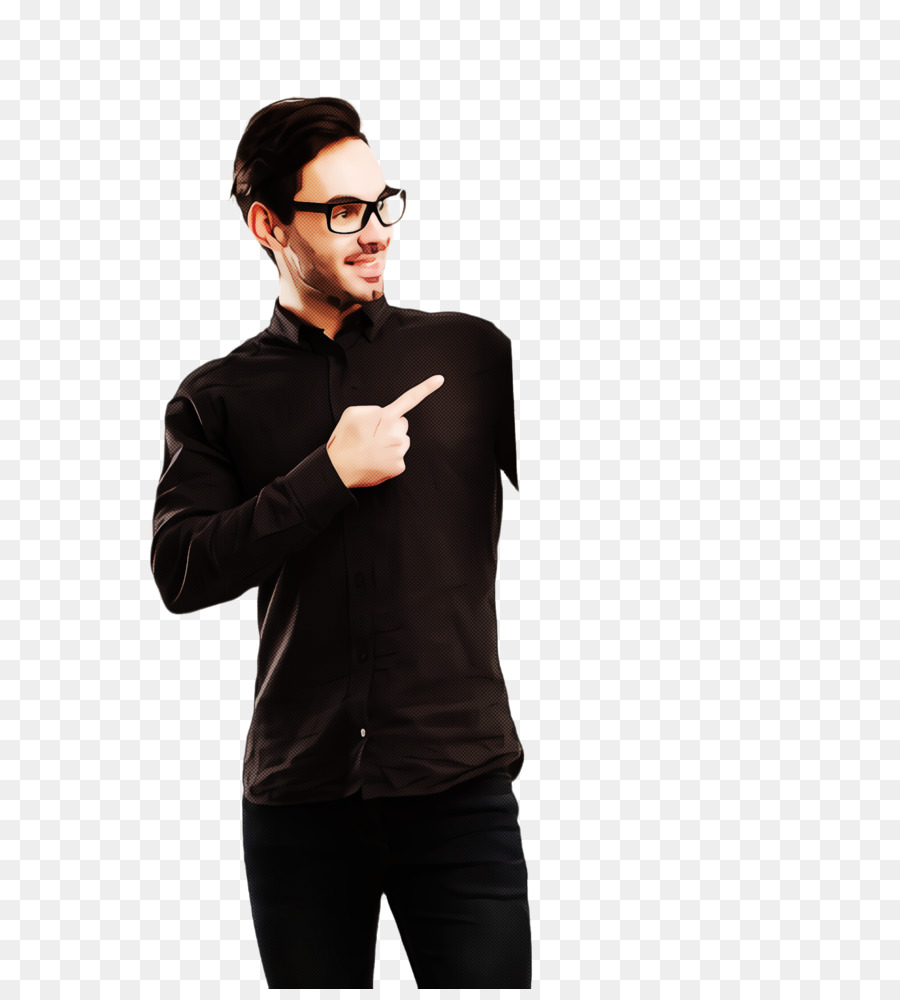 Hombre Señalando，Gesto PNG