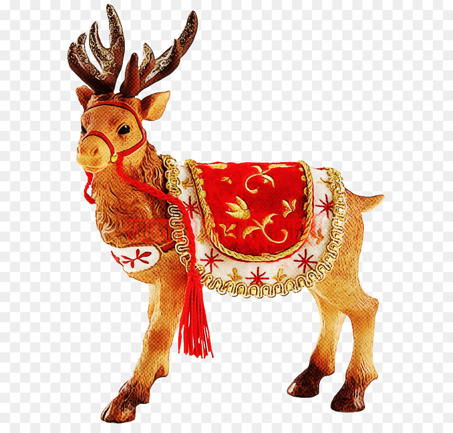 Reno Decorativo，Navidad PNG