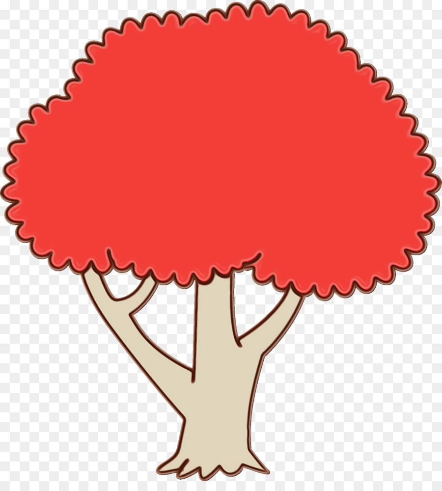 árbol，Rojo PNG