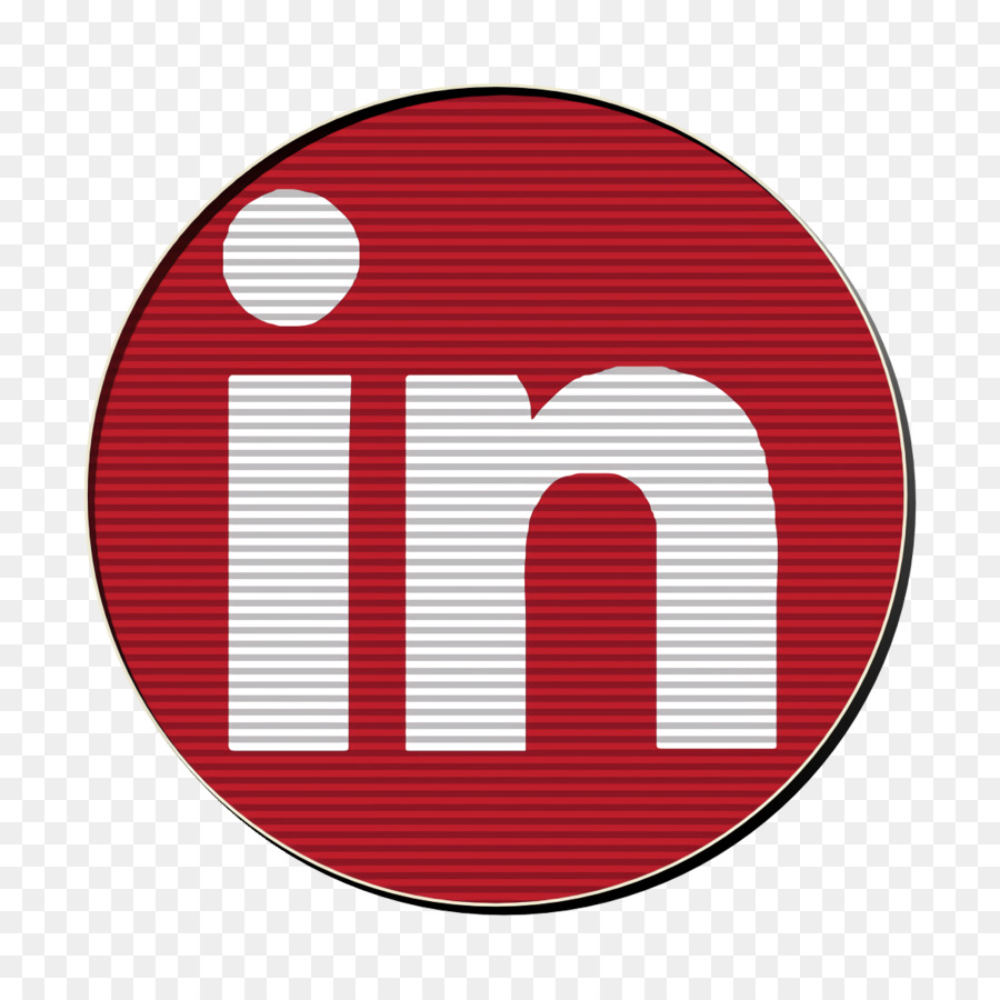 Logotipo Rojo De Linkedin，Redes Sociales PNG