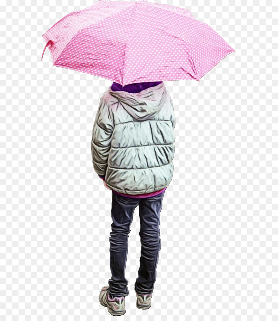 Niño Con Paraguas，Impermeable PNG