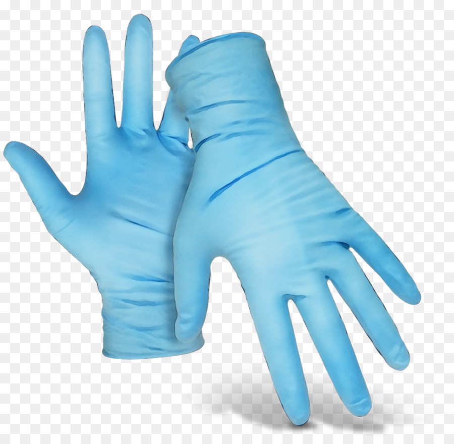 Mano Azul，Guante PNG