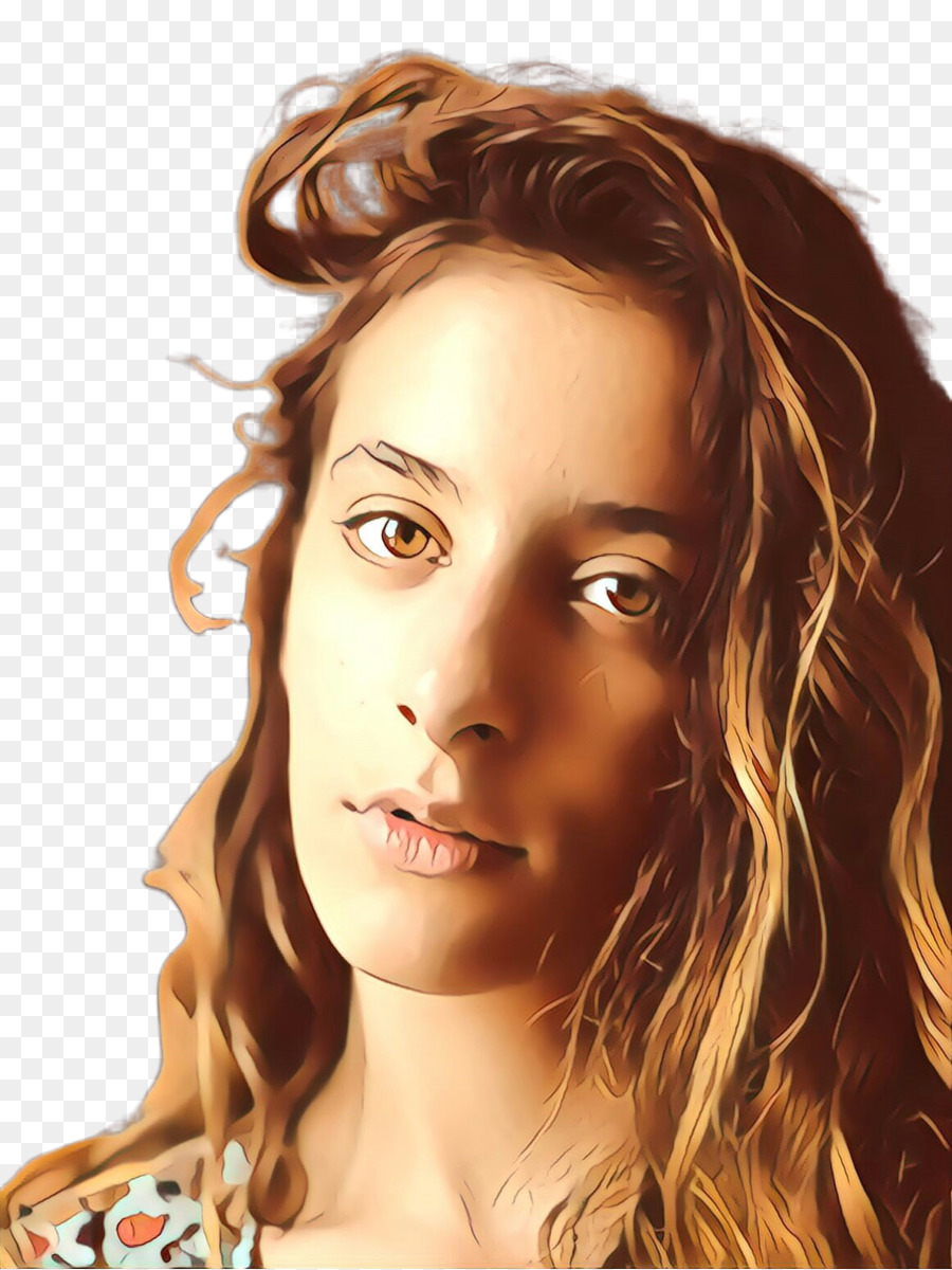 Ilustración De Rostro De Mujer，Retrato PNG