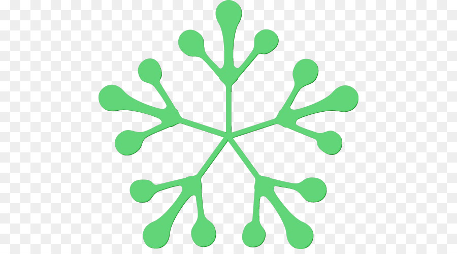 Copo De Nieve Verde，Invierno PNG