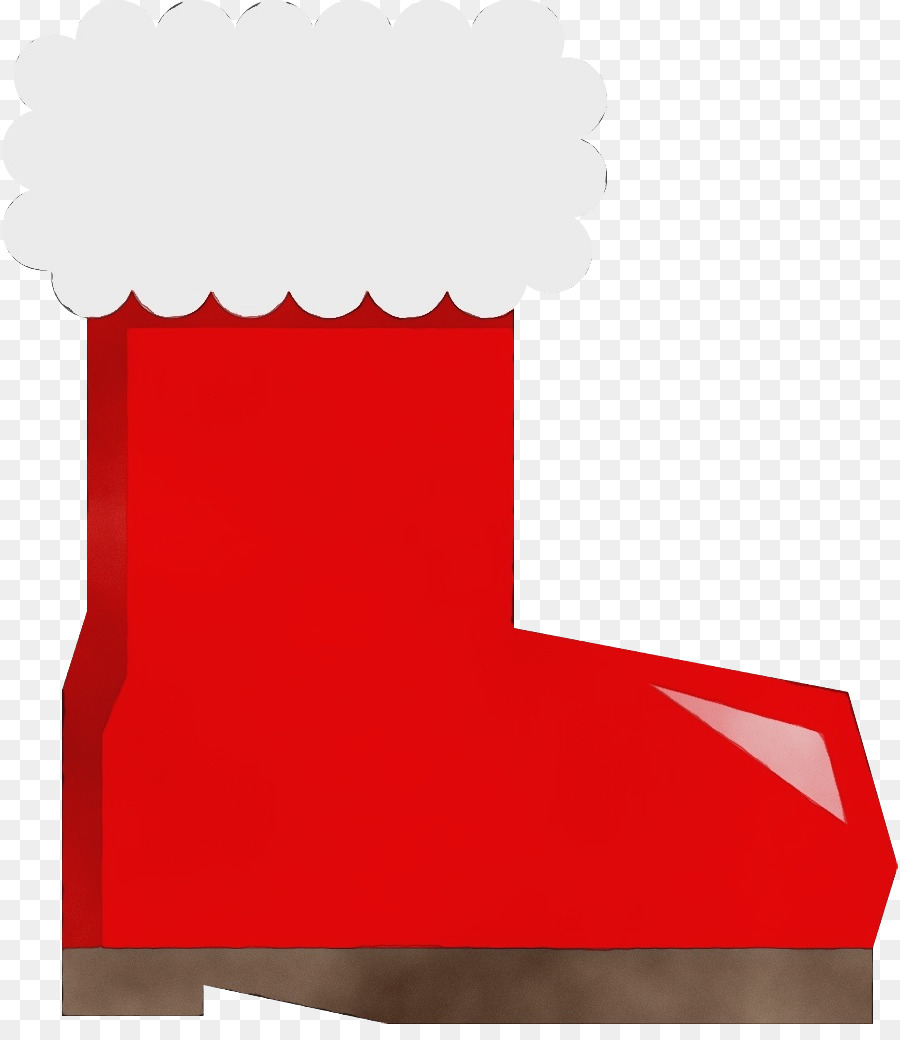 Rojo，Calcetín De Navidad PNG