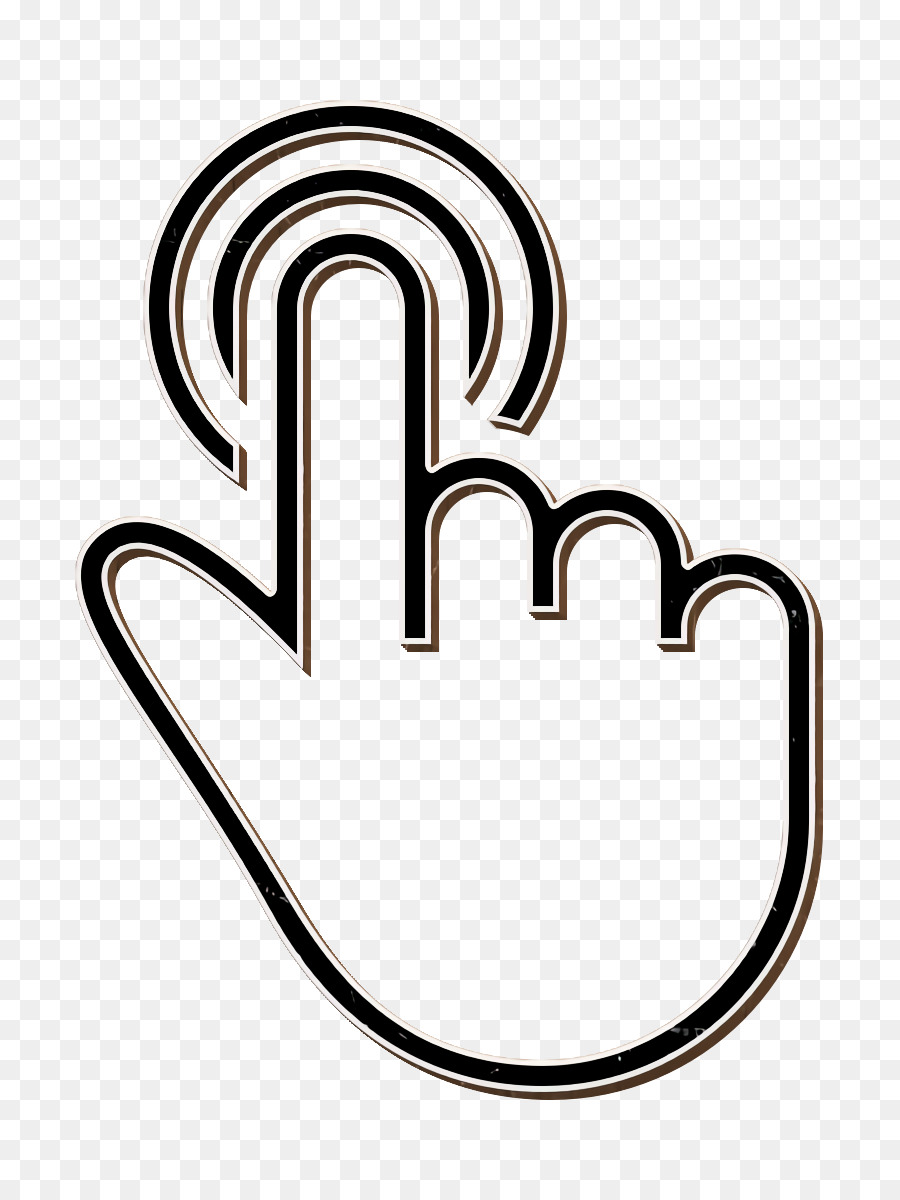 Gesto De La Mano，Tocar PNG