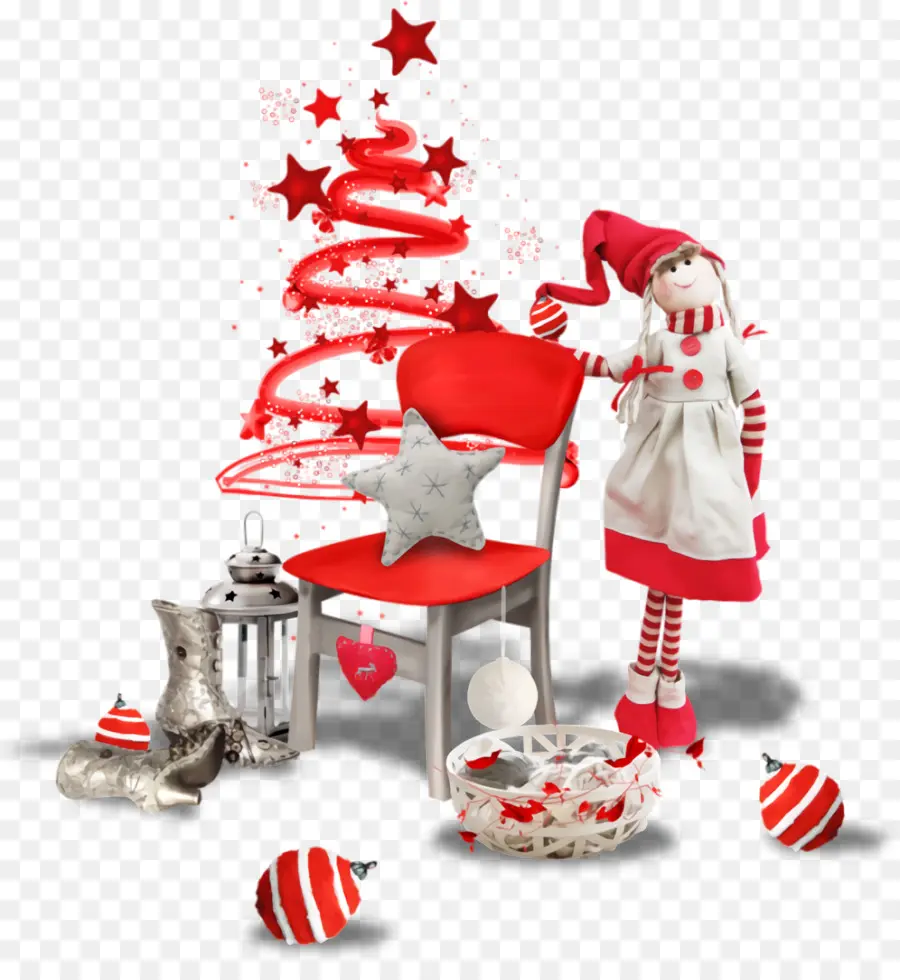 Decoraciones Navideñas，Navidad PNG