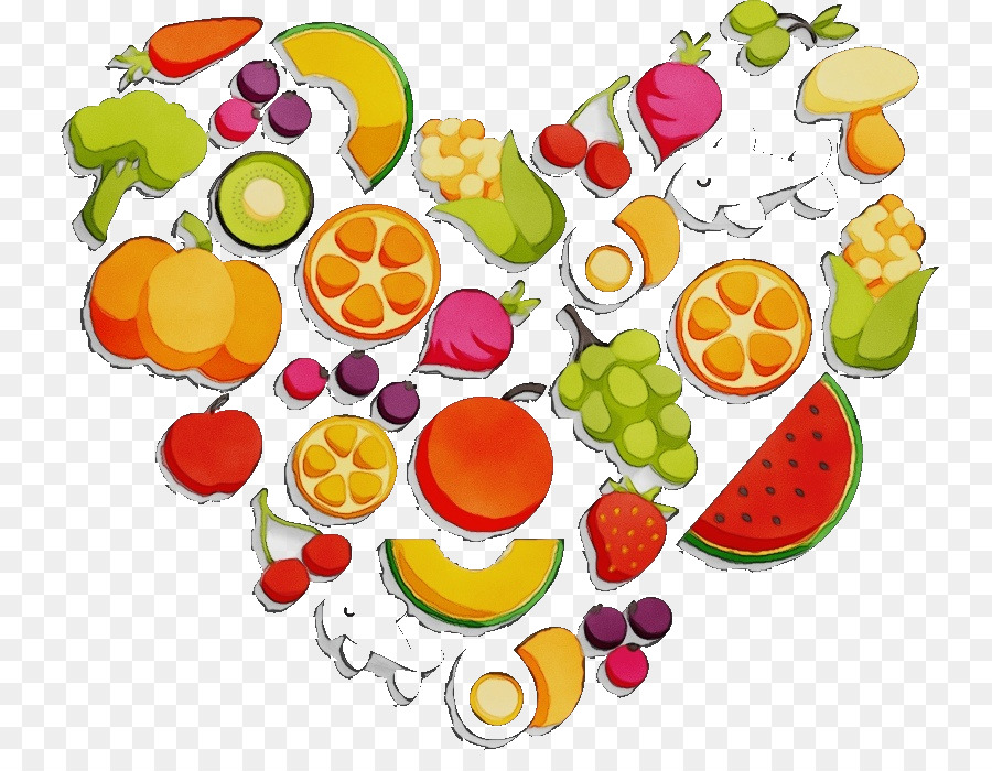 Frutas Y Verduras Coloridas，Saludable PNG