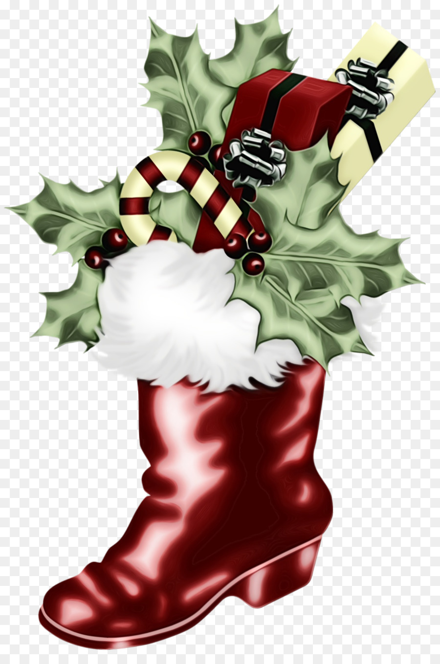 Calcetín De Navidad，Calzado PNG