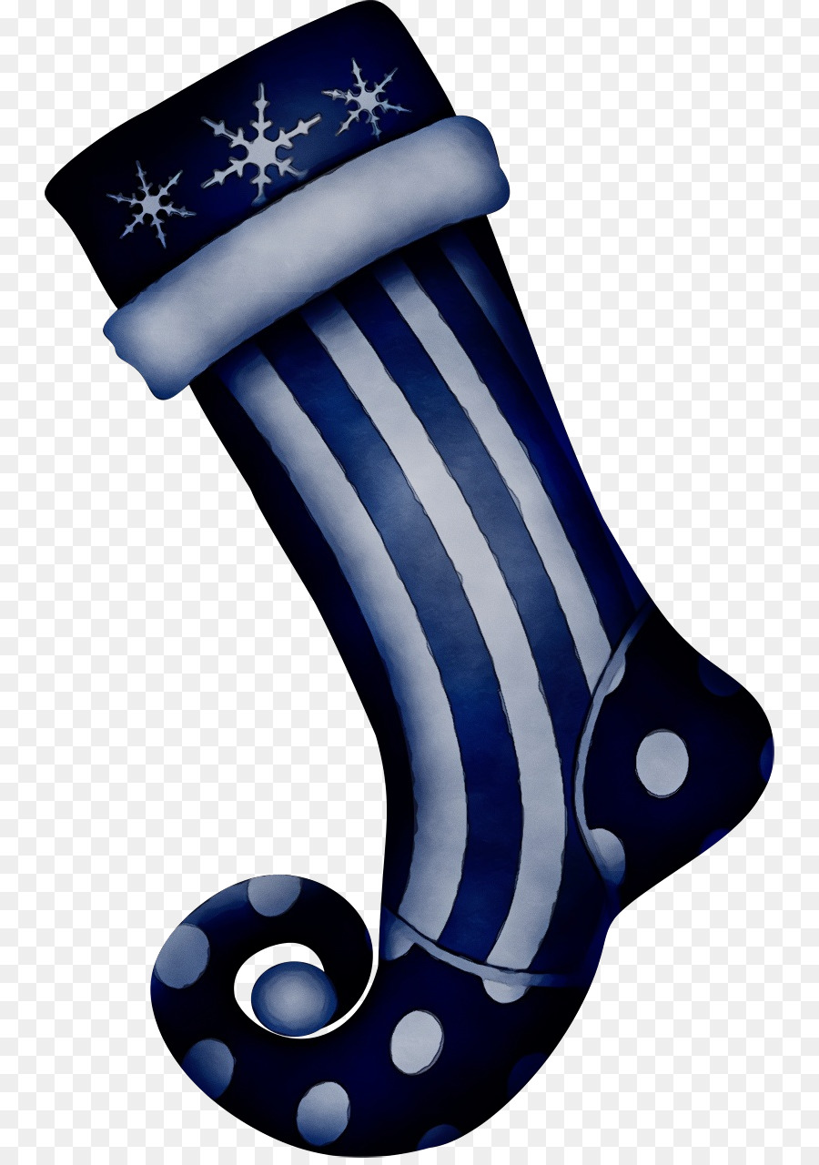 Azul，Calcetín De Navidad PNG