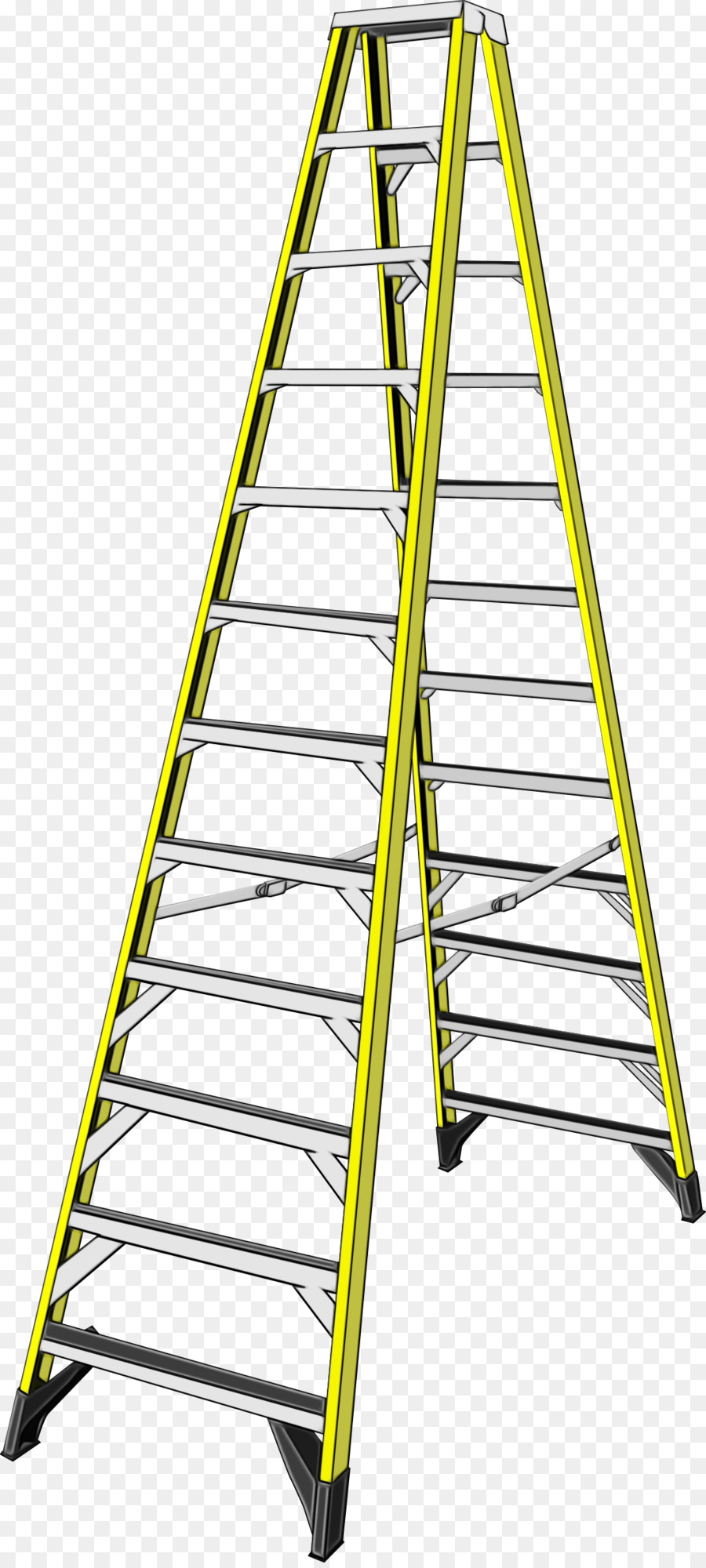 Escalera，Amarillo PNG