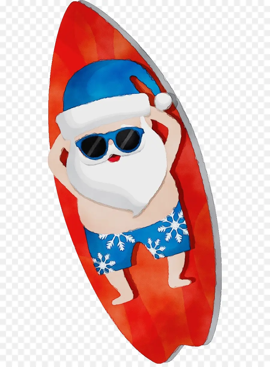 Papá Noel Surfeando，Papá Noel PNG