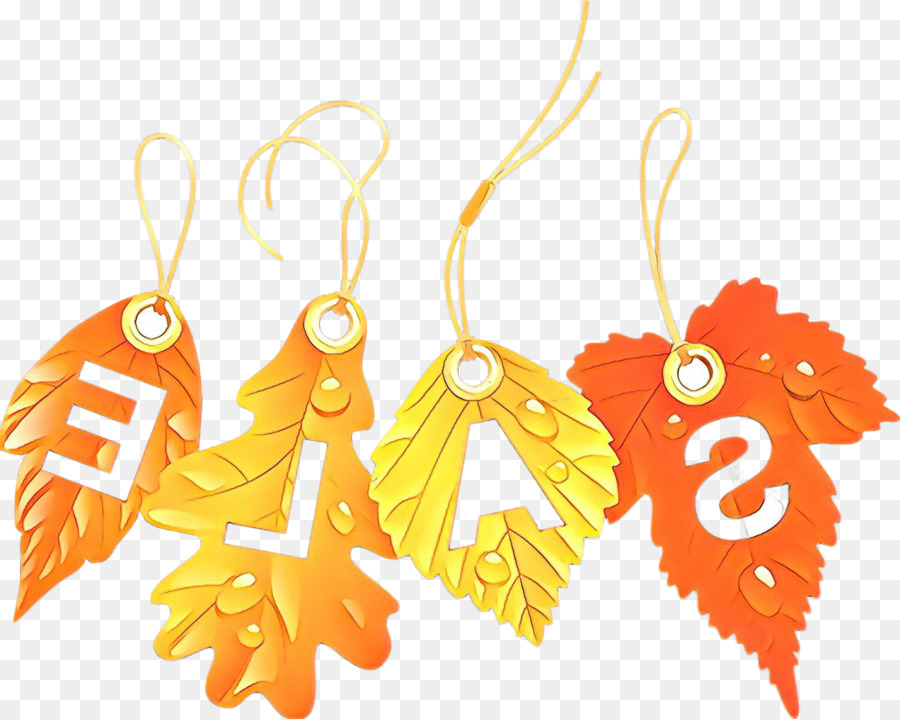 Naranja，Aretes PNG