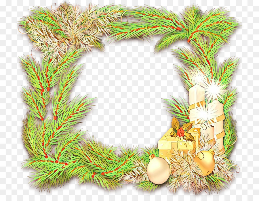 Corona De Navidad，Verde PNG