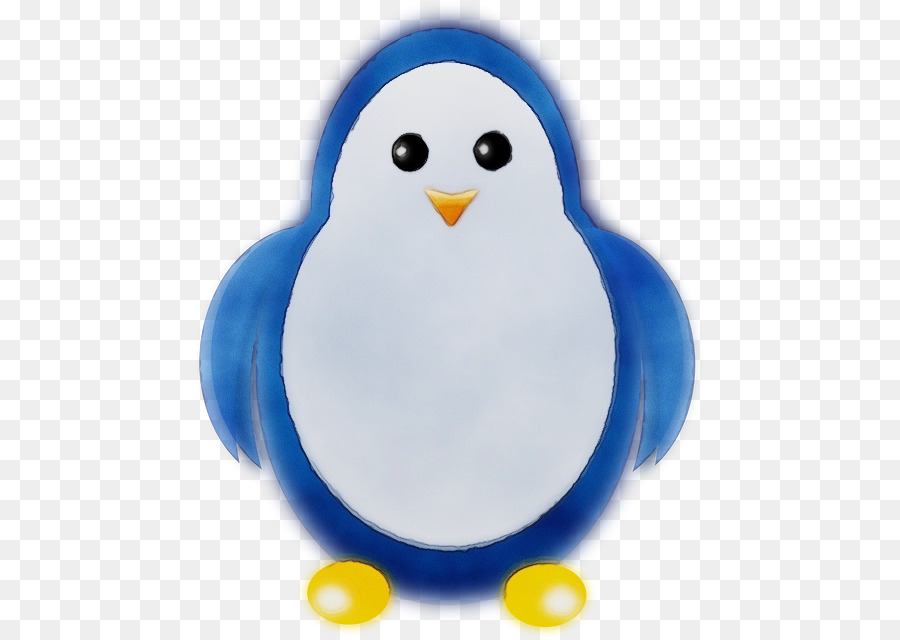 Pingüino，Azul PNG