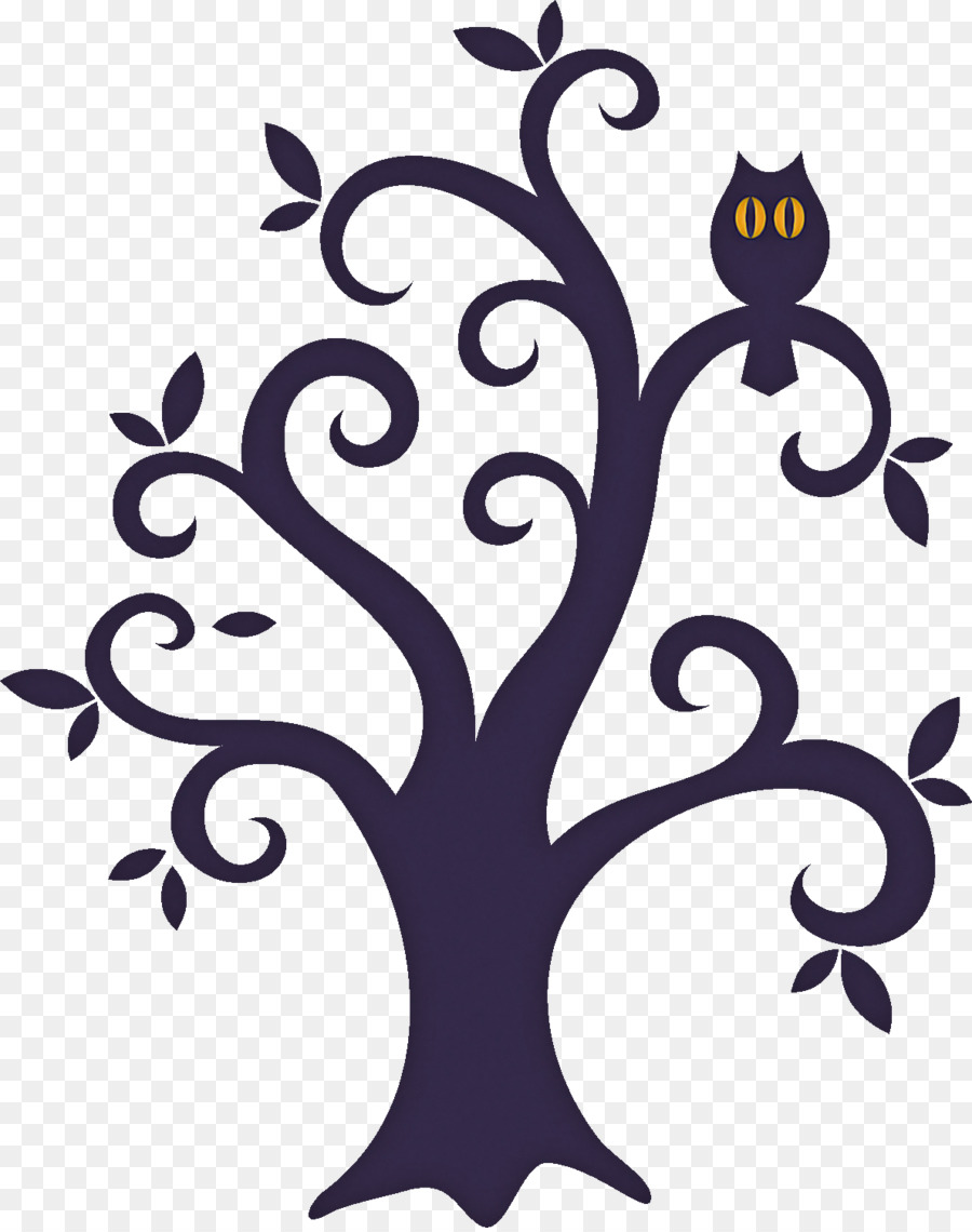 árbol Con Búho，Sucursales PNG