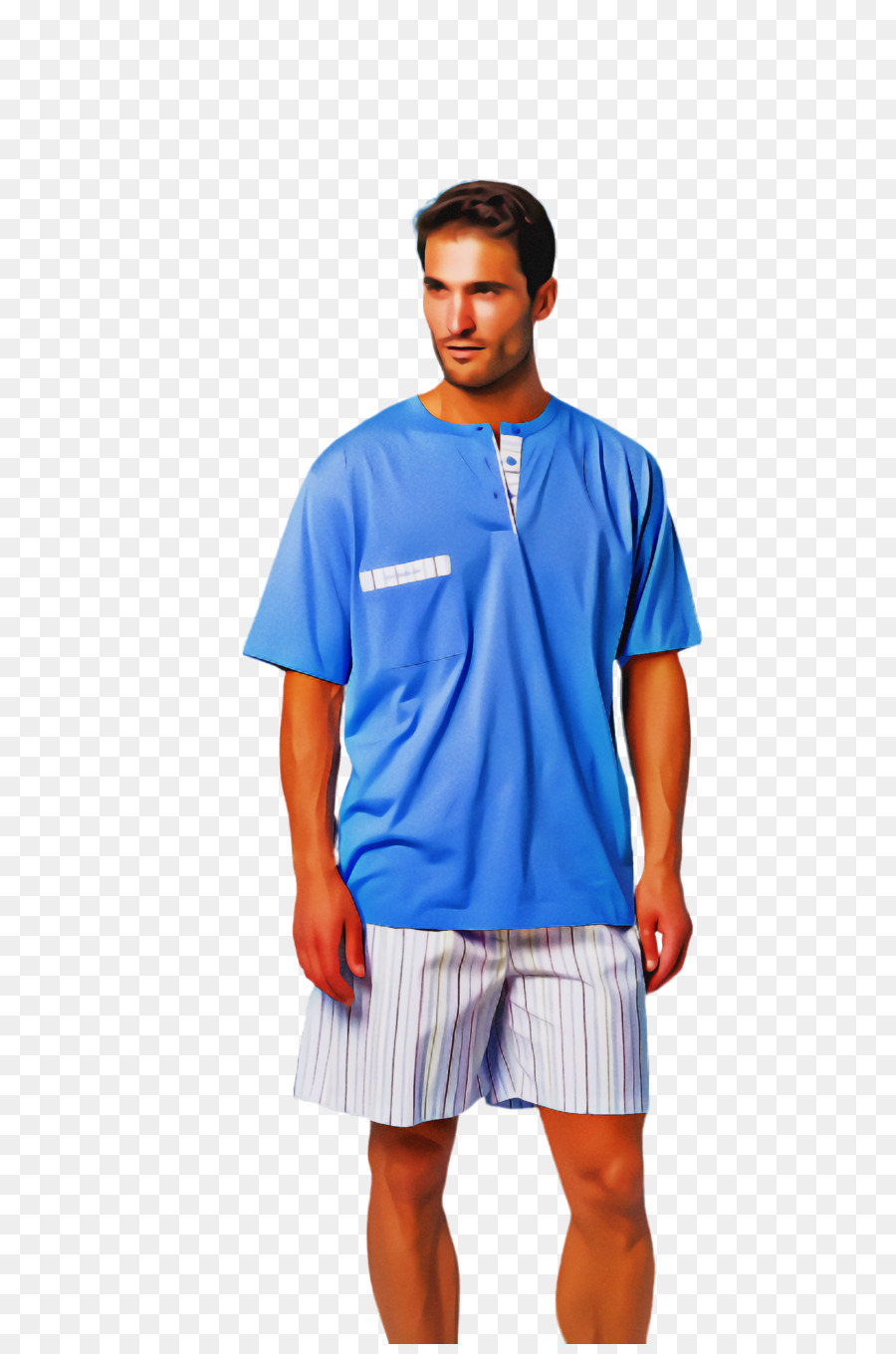 Ropa，Azul PNG