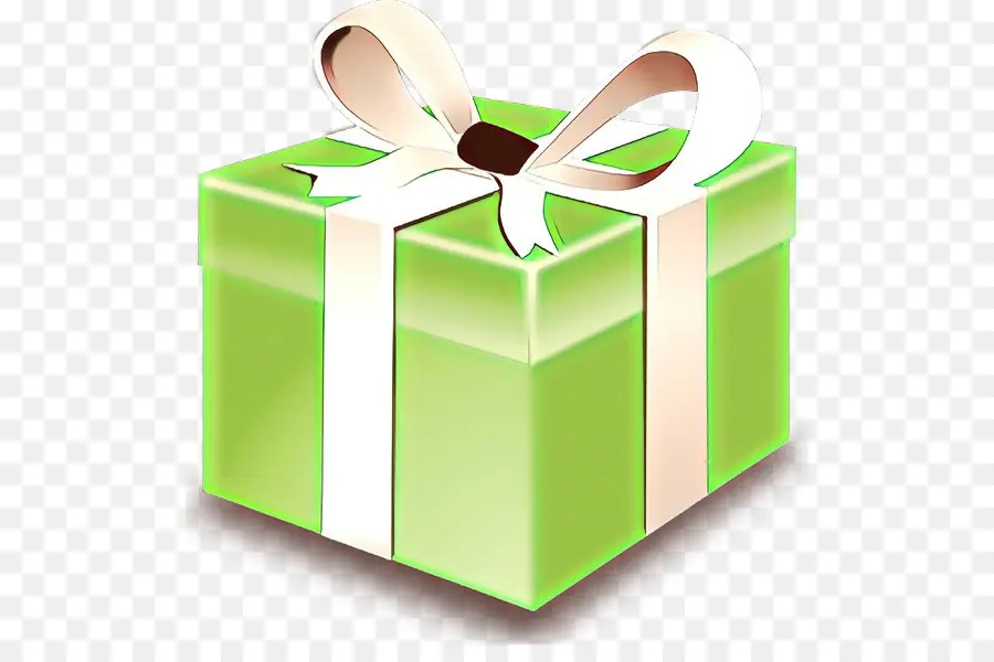 Caja De Regalo Verde，Presente PNG