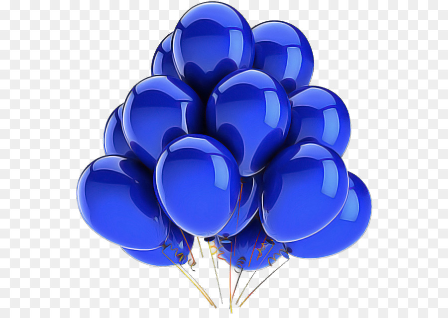 Globos Azules Y Blancos，Fiesta PNG