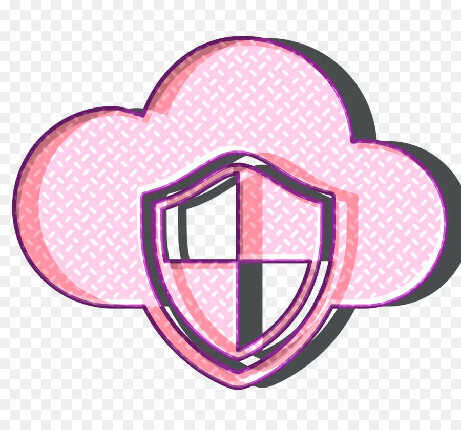 Nube Con Escudo，Seguridad PNG