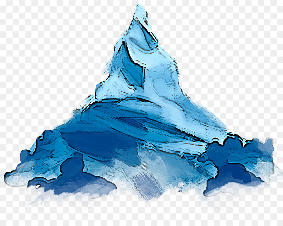 Azul，Glaciar De Terreno PNG