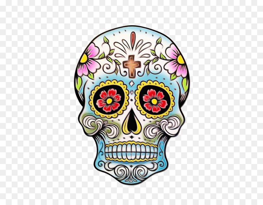 Calavera De Azúcar，Vistoso PNG