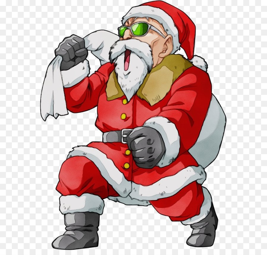 Papá Noel，Traje Rojo PNG