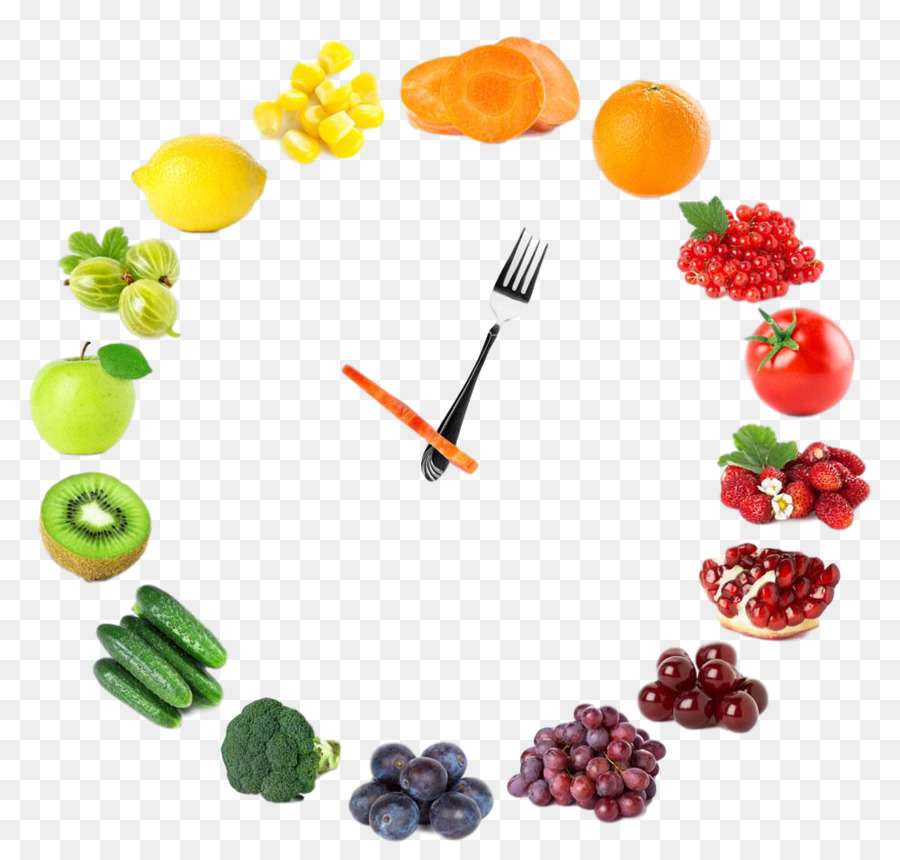 Reloj De Frutas，Fruta PNG