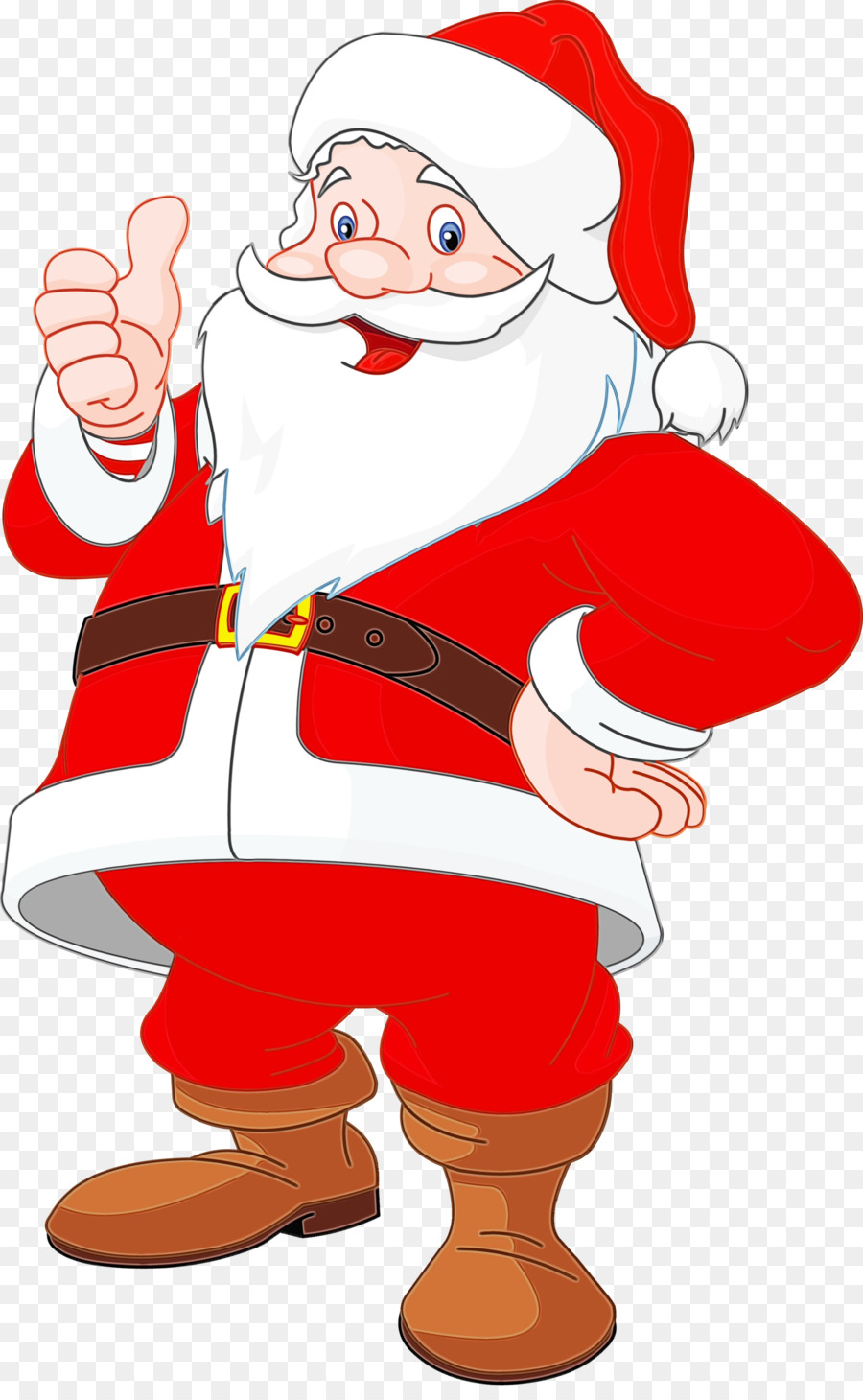 Papá Noel De Dibujos Animados，Navidad PNG