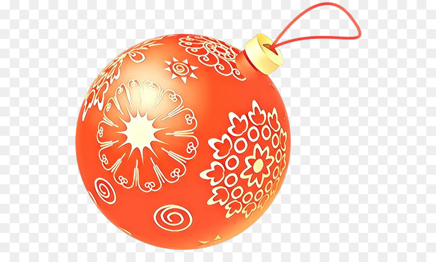 Naranja，Adorno De Navidad PNG