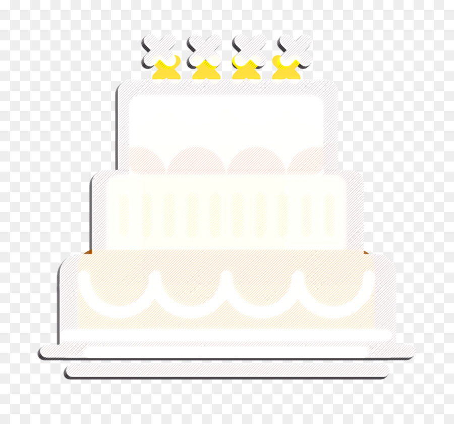 Decoración De La Torta，Blanco PNG