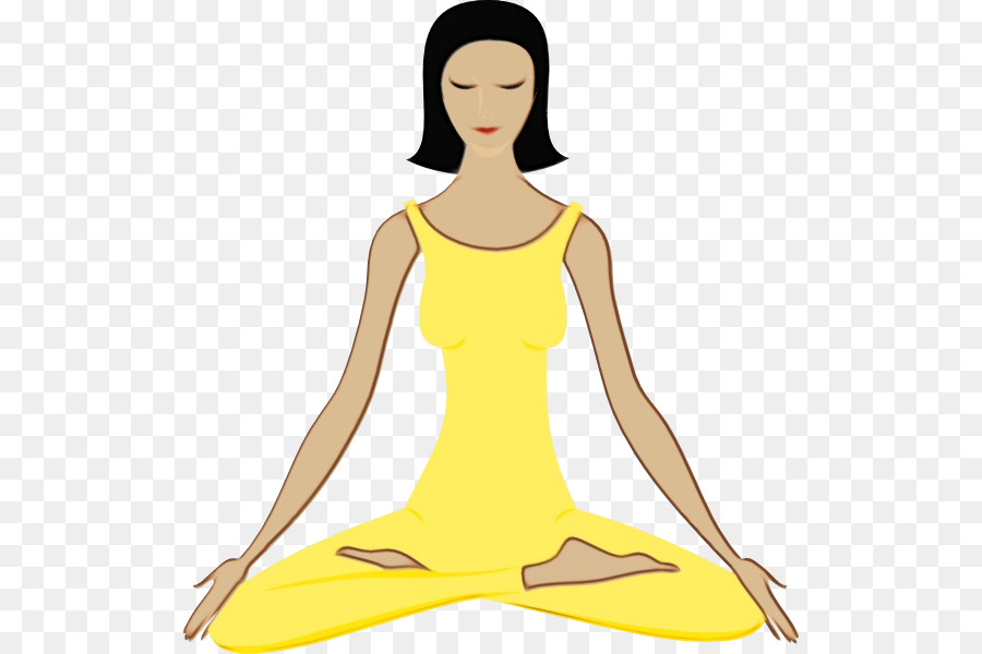 La Meditación，Amarillo PNG