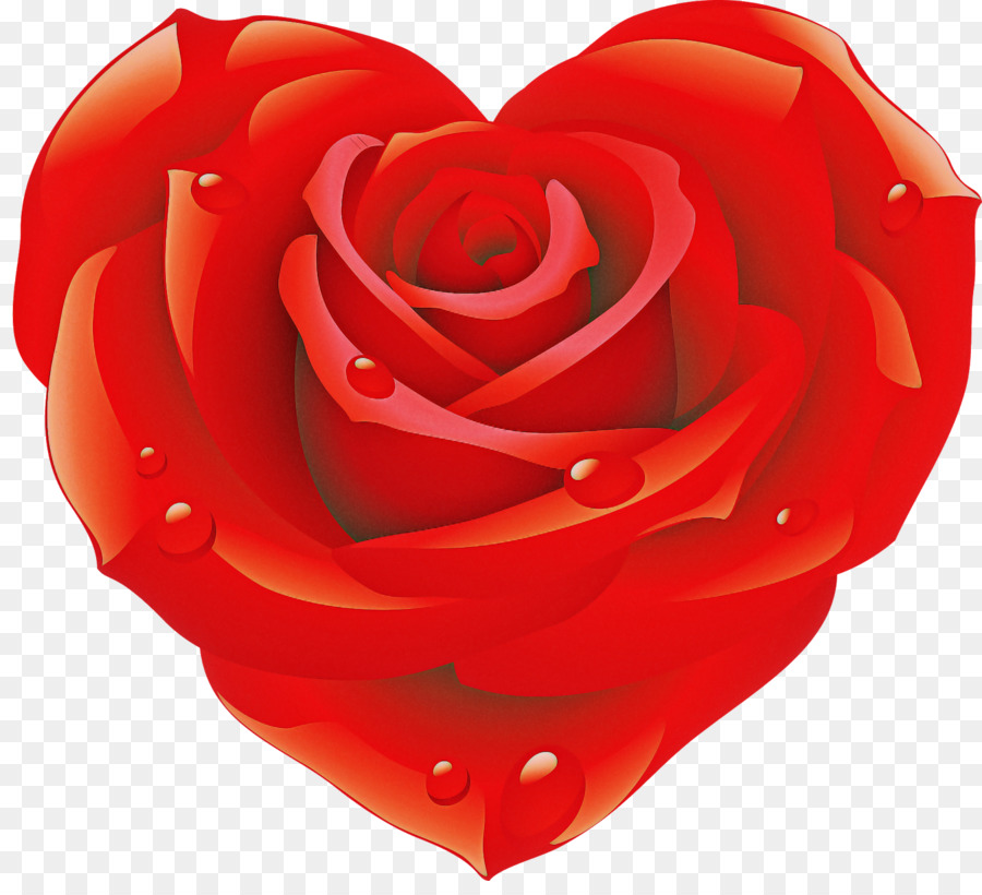 Rosa En Forma De Corazón，Amar PNG