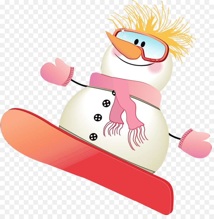 Muñeco De Nieve，Snowboard PNG