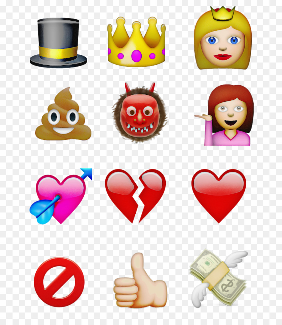 Emoticono，Corazón PNG