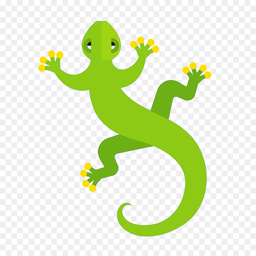 Lagarto Verde，Dibujos Animados PNG