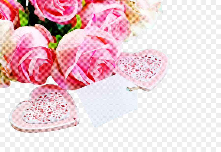 Corazón，Rosa PNG