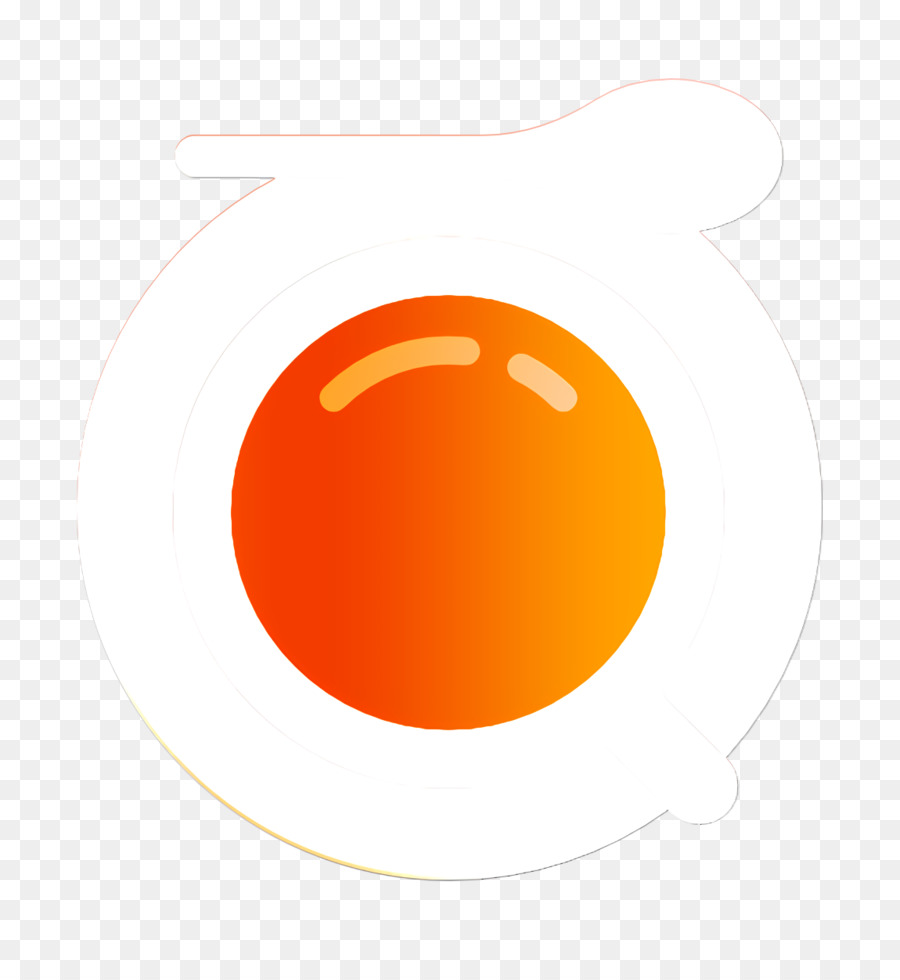 Naranja，Huevo Frito PNG